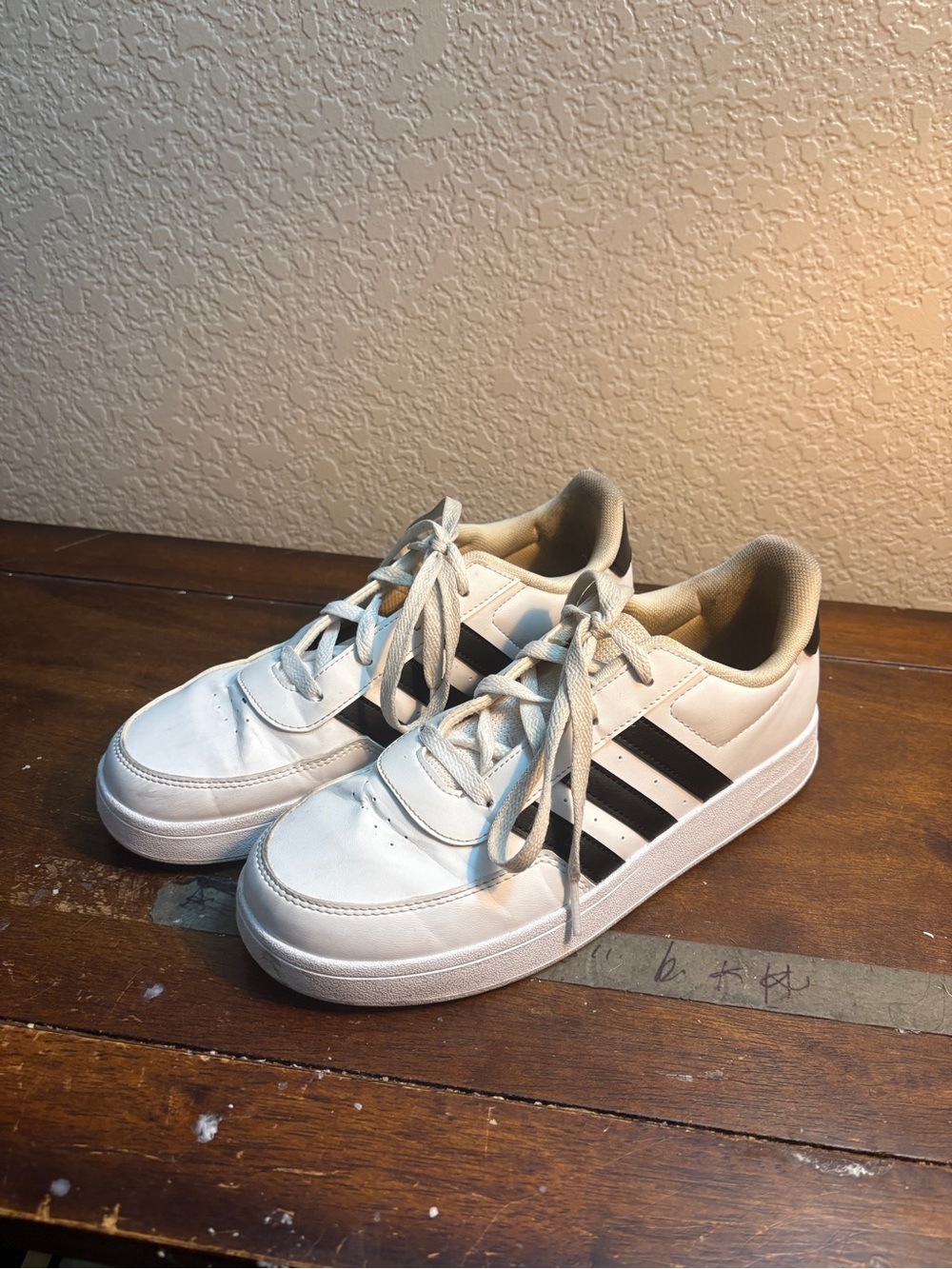 adidas White & black breaknet 2.0 sneakers - Lace-Up Casual Shoes - Picture 1 of 5